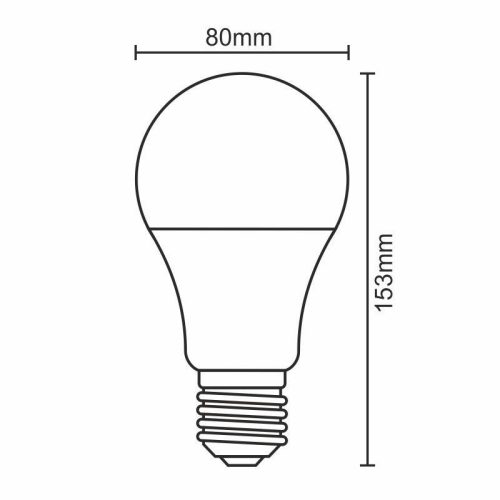 LED IZZÓ 18W-A80/E27/SMD/3000K