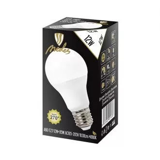 LED IZZÓ 12W-A60/E27/SMD/4000K