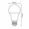 LED IZZÓ 9W-A60/E27/SMD/6500K