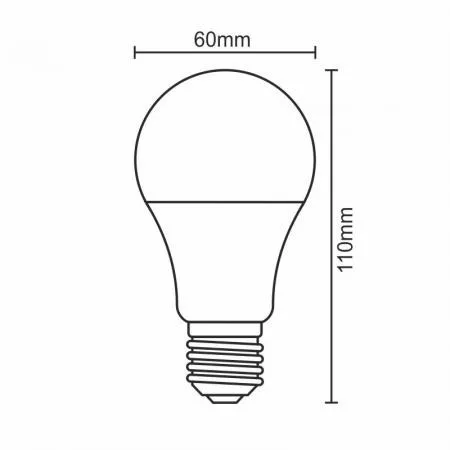 LED IZZÓ 7W-A60/E27/SMD/4000K