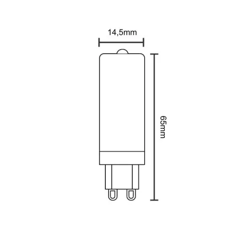 LED IZZÓ 4W-G9/COB/2800K