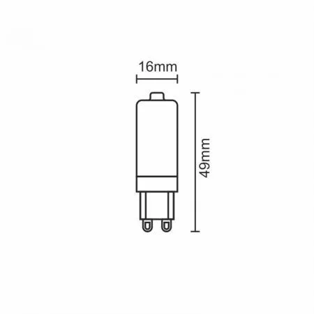 LED IZZÓ 4W-G9/SMD/4000K