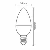 LED IZZÓ 8W-C37/E14/SMD/3000K