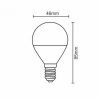 LED IZZÓ 5W-G45/E14/SMD/6500K
