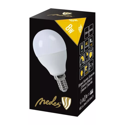 LED IZZÓ 8W-G45/E14/SMD/3000K