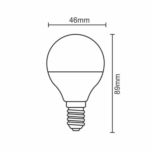 LED IZZÓ 8W-G45/E14/SMD/3000K