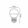 LED IZZÓ 5W-G45/E27/SMD/4000K