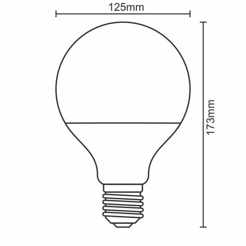 LED IZZÓ 20W-G125/E27/SMD/4000K