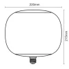 DESIGN LED IZZÓ FILAMENT SMOKE 4W-T220/E27/1800K