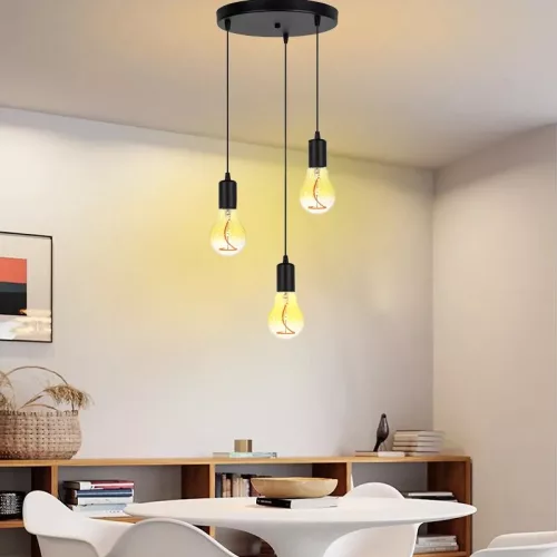 DESIGN LED IZZÓ FILAMENT SHAPE SÁRGA 4W-A60/E27/1800K