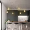 DESIGN LED IZZÓ FILAMENT SHAPE BARNA 4W-A60/E27/1800K