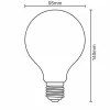 DESIGN LED IZZÓ FILAMENT SHAPE SMOKE 4W-G95/E27/1800K