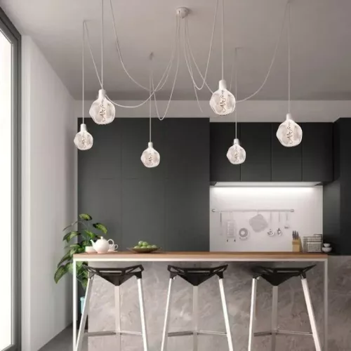 DESIGN LED IZZÓ FILAMENT BUMPED SMOKE 4W-G125/E27/2000K