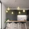 DESIGN LED IZZÓ FILAMENT BUMPED SMOKE 4W-G125/E27/2000K