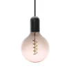 DESIGN LED IZZÓ FILAMENT SPIRÁL SZÜRKE/RÓZSASZÍN 4W-G125/E27/2000K