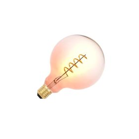   DESIGN LED IZZÓ FILAMENT SPIRÁL RÓZSASZÍN/ÁTLÁTSZÓ 4W-G125/E27/2000K