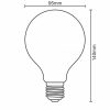 DESIGN LED IZZÓ FILAMENT FEHÉR 13W-G95/E27/3000K