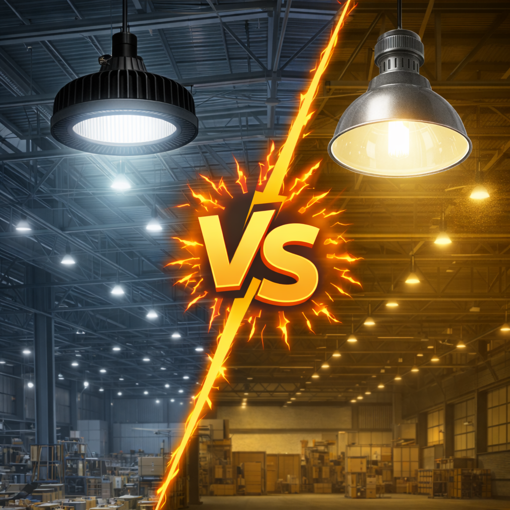LED vs. Halogén: A nagy ipari világítás párbaj – Melyik éri meg jobban 2026-ban?