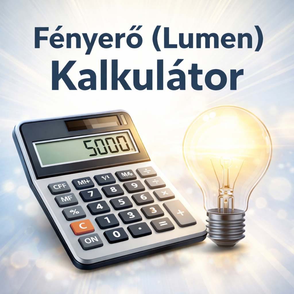 Fényerő (Lumen) kalkulátor